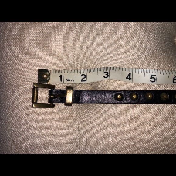Leather Studded Gap Belt Women Medium - Picture 7 of 7